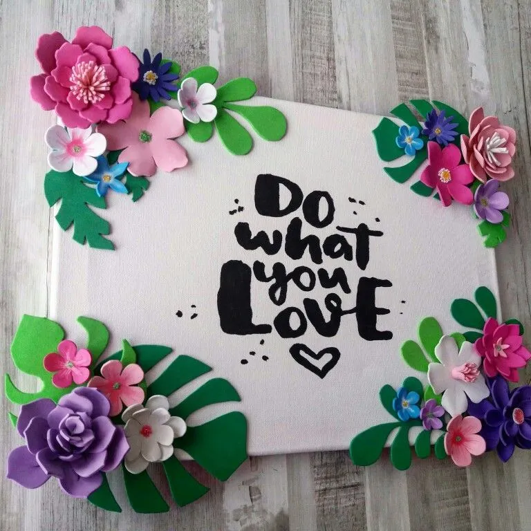 Cuadro lettering y flores foamy | Manualidades, Decoracion de aulas, Elaboración Cuadro lettering y flores foamy | Manualidades, Decoracion de aulas, Elaboración