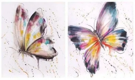 Cuadro Mariposas Multicolor | cuadros abstractos | Pinterest ... Cuadro Mariposas Multicolor | cuadros abstractos | Pinterest ...