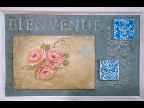 Como hacer un cuadro en papel mache - YouTube