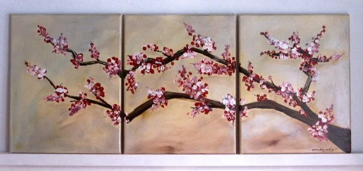 Cuadro de sakura | Decoracion | Pinterest
