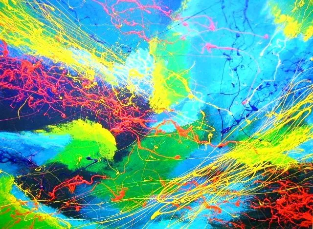 Cuadros abstractos modernos coloridos - Imagui