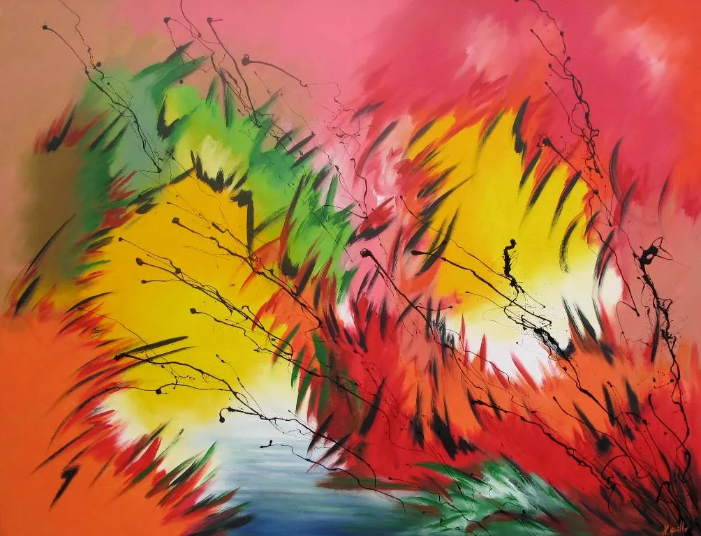 Cuadros Abstractos al Óleo Modernos; Morales Grillo, Colombia ... Cuadros Abstractos al Óleo Modernos; Morales Grillo, Colombia ...