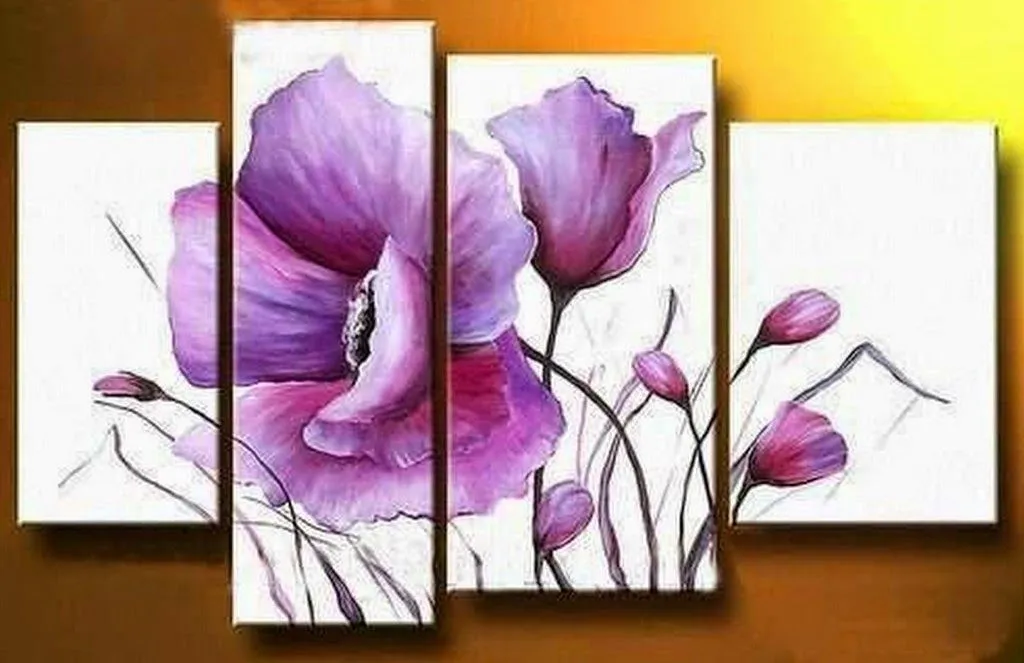 Cuadros Modernos Pinturas y Dibujos : Cuadros Trípticos Modernos ...