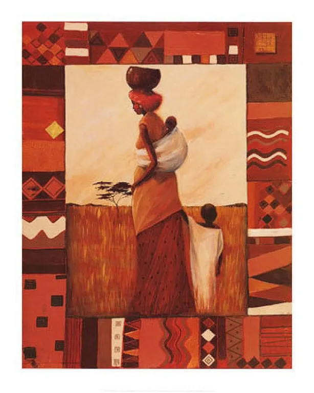 cuadros africanos (5) | Aprender manualidades es facilisimo.com cuadros africanos (5) | Aprender manualidades es facilisimo.com