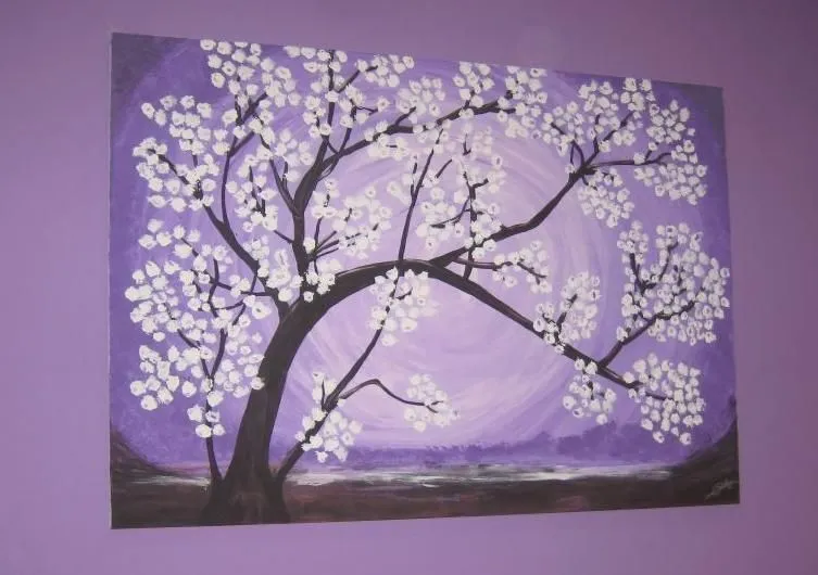 Cuadros de arbol de cerezo - Imagui