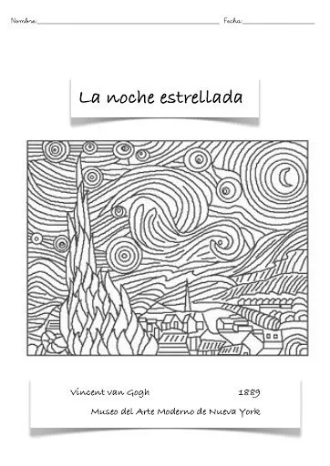 CUADROS PARA COLOREAR. COLOREA LOS MEJORES CUADROS DE PINTORES CUADROS PARA COLOREAR. COLOREA LOS MEJORES CUADROS DE PINTORES