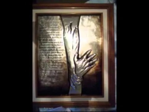 cuadros cristianos en repujado - YouTube