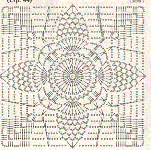 Cuadros en crochet para blusa - Imagui