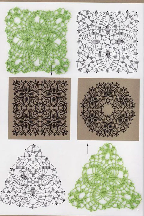Cuadros a crochet patrones - Imagui