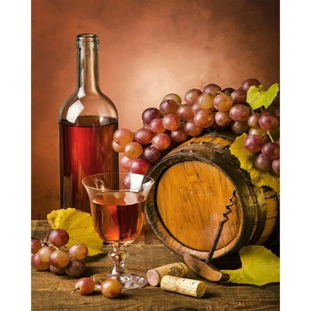 Cuadros Decorativos Cuadros de lienzo de aceite para colorear de vino de uva DIY pintura pintada a mano por Kit de números JShteea Nuevos Originales | Bodega Aurrera en línea Cuadros Decorativos Cuadros de lienzo de aceite para colorear de vino de uva DIY pintura pintada a mano por Kit de números JShteea Nuevos Originales | Bodega Aurrera en línea