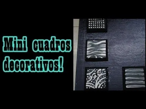 Cuadros decorativos, fácil y sencillos! - YouTube Cuadros decorativos, fácil y sencillos! - YouTube