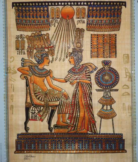 Cuadros egipcios en papiros originales - Lima, Perú - Obras de Arte Cuadros egipcios en papiros originales - Lima, Perú - Obras de Arte