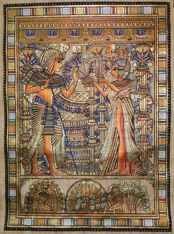 Cuadros egipcios en papiros originales - Lima, Perú - Obras de Arte Cuadros egipcios en papiros originales - Lima, Perú - Obras de Arte