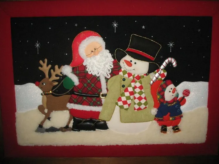 cuadros en falso patchwork navideños - Buscar con Google ... cuadros en falso patchwork navideños - Buscar con Google ...