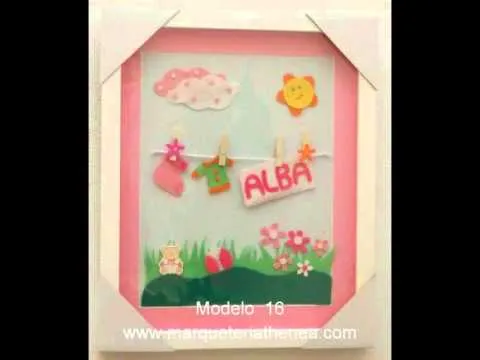 Cuadros de Fieltro Marquetería Athenea - YouTube Cuadros de Fieltro Marquetería Athenea - YouTube