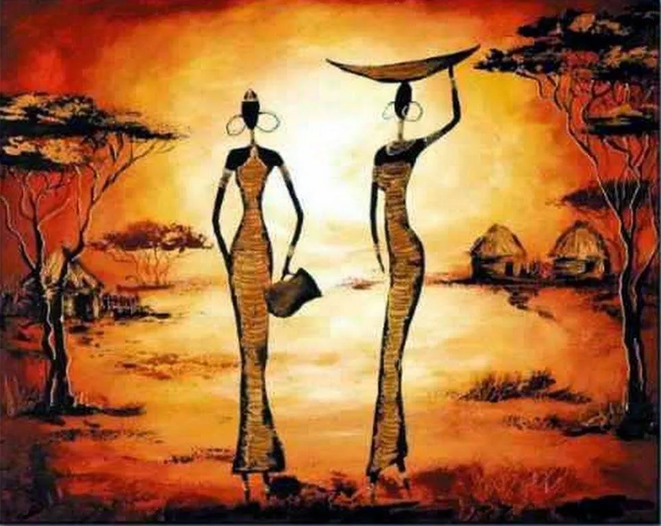 Cuadros Figuras Africanas Mujeres | Bodegones y Paisajes Cuadros ... Cuadros Figuras Africanas Mujeres | Bodegones y Paisajes Cuadros ...