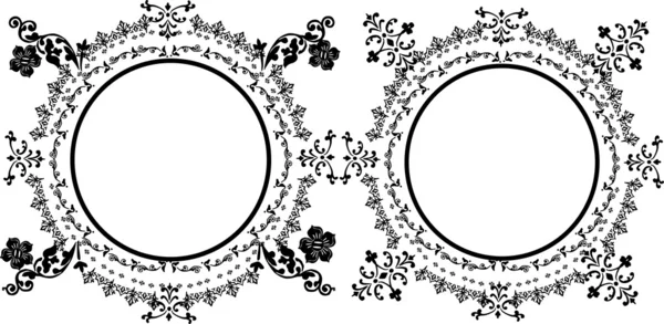 dos cuadros de flores redondos — Vector stock © Dr.PAS #6260952 dos cuadros de flores redondos — Vector stock © Dr.PAS #6260952