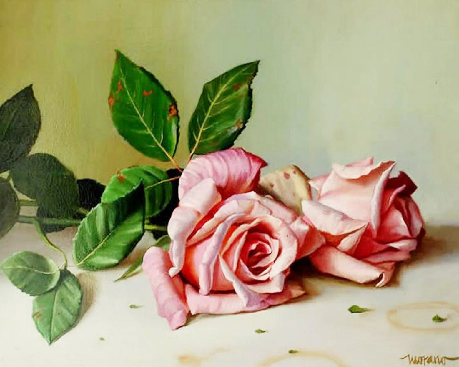 Cuadros de Flores (Rosas) Pintadas al Óleo | El club del arte ... Cuadros de Flores (Rosas) Pintadas al Óleo | El club del arte ...