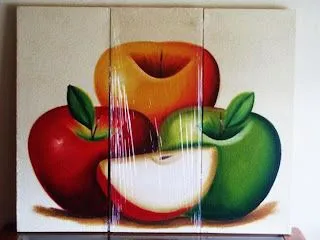 Cuadro de pintura de frutas - Imagui