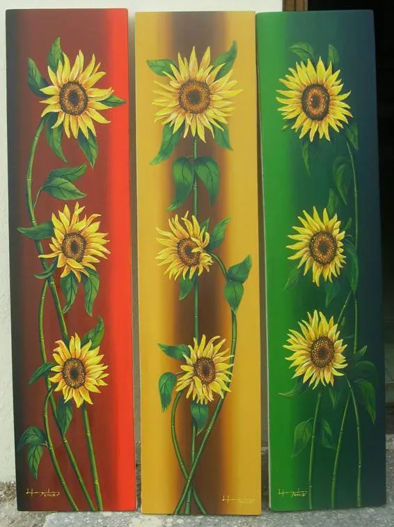 Cuadros de girasoles - Imagui