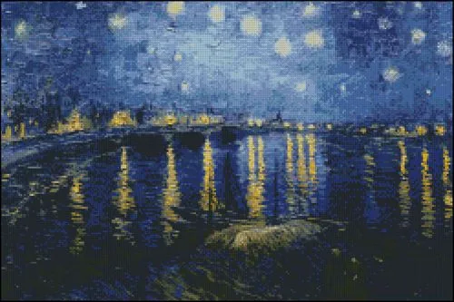 Cuadros de Van Gogh - Hilos para Bordar (DMC, Rosace, Anchor ... Cuadros de Van Gogh - Hilos para Bordar (DMC, Rosace, Anchor ...