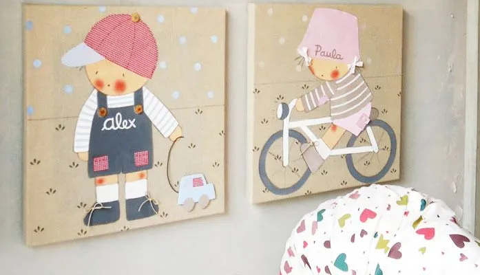 Cuadros infantiles personalizados - Enfants et Maison