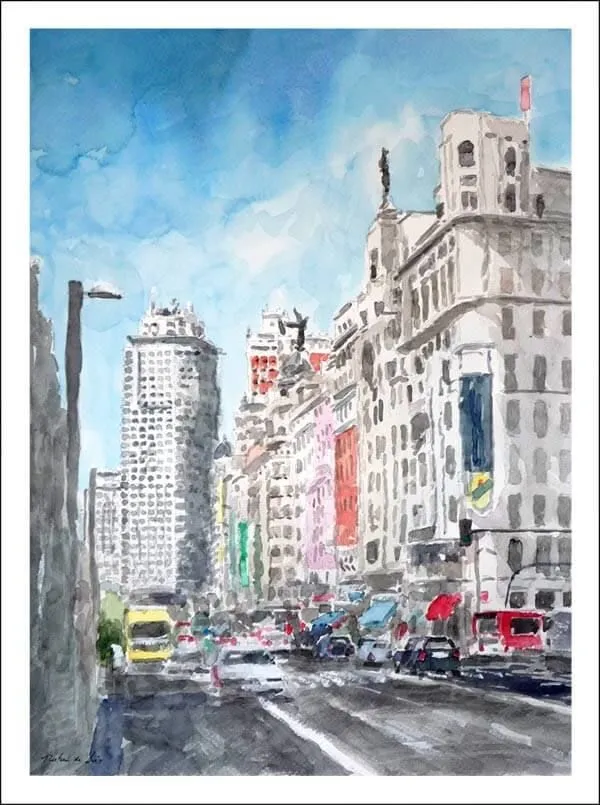 Cuadros de Madrid en acuarela | Rubén de Luis | Paisaje urbano, Paisajes, Arte madrid Cuadros de Madrid en acuarela | Rubén de Luis | Paisaje urbano, Paisajes, Arte madrid