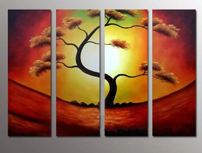Cuadros a mano óleo sobre lienzo decoración arte Cuadros De Arte ...