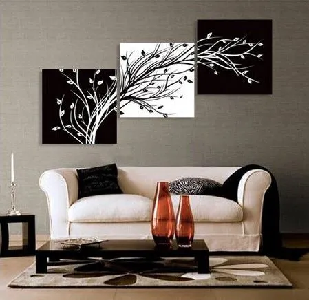 Cuadros sin marco: ideas y fotos