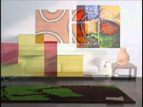 Cuadros Modernos y Abstractos - Salones y comedor - YouTube