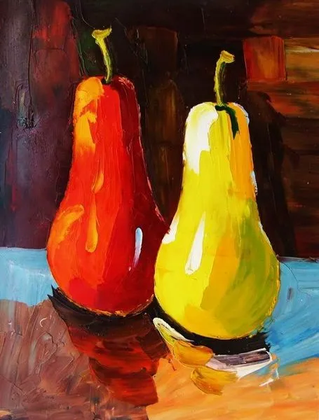 Cuadros modernos, frutas y verduras, cuadros