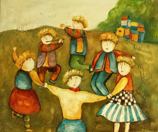 Cuadros modernos, cuadros infantiles, Al corro de la patata Cuadros modernos, cuadros infantiles, Al corro de la patata