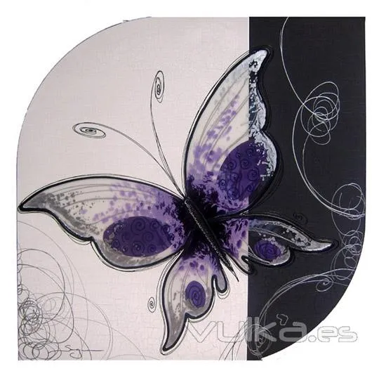 Cuadros modernos de mariposas - Imagui