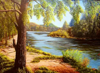 Cuadros Modernos al Óleo : Paisajes al óleo, Tema: "Naturaleza ...