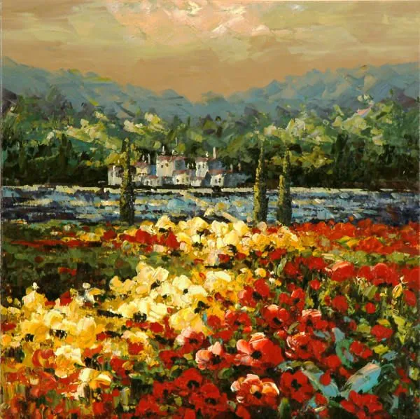 Cuadros modernos, paisajes, cuadros