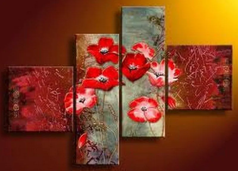 Cuadros Modernos Pinturas : 2013 Cuadros Modernos Con Flores al Óleo