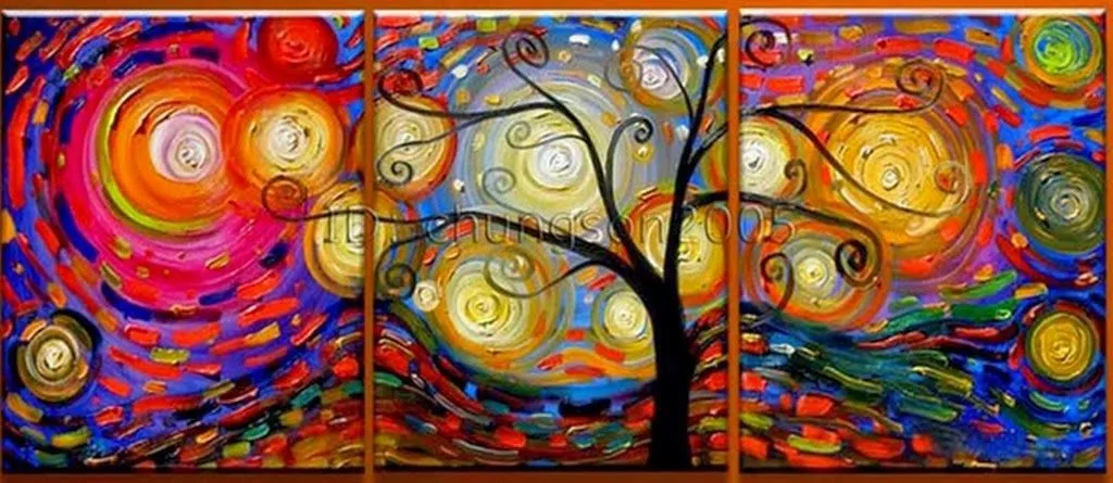 Cuadros Modernos Pinturas : Cuadros Abstractos Trípticos Para ...