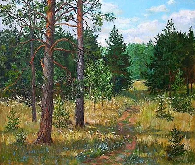 Cuadros Modernos Pinturas : Cuadros con Paisajes Campestres (Realismo) Cuadros Modernos Pinturas : Cuadros con Paisajes Campestres (Realismo)