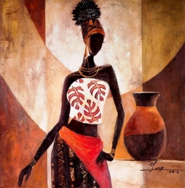 Cuadros Modernos Pinturas : Dibujos Étnicos Africanos Cuadros