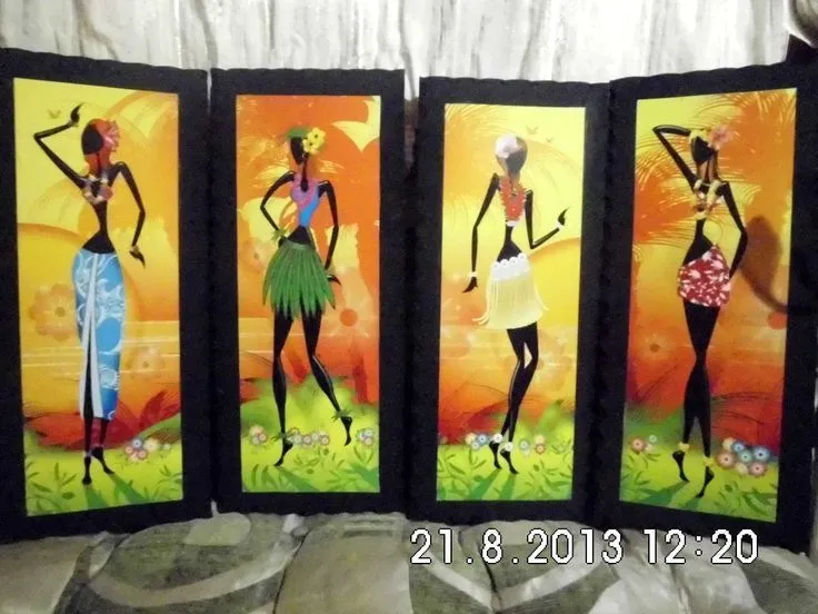 Negras africanas | pintura de negras | Pinterest | Paisajes ...