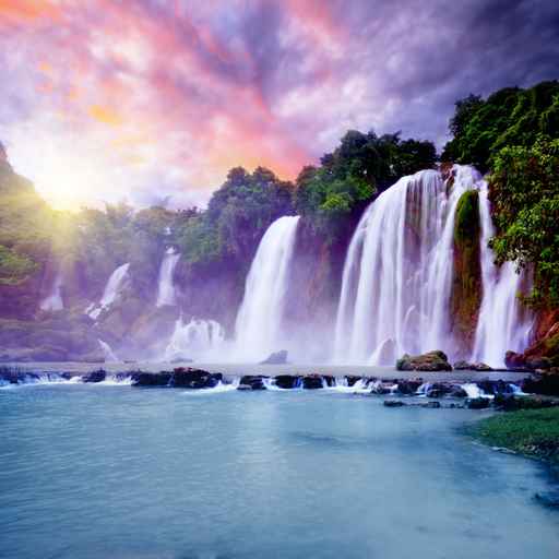 Cuadros Paisajes Cascada y Selva