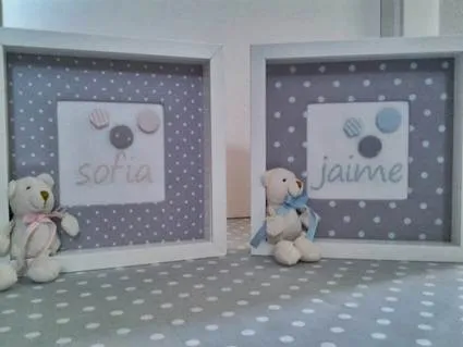 Cuadros personalizados para el bebé - Decoracion - EstiloPeques Cuadros personalizados para el bebé - Decoracion - EstiloPeques
