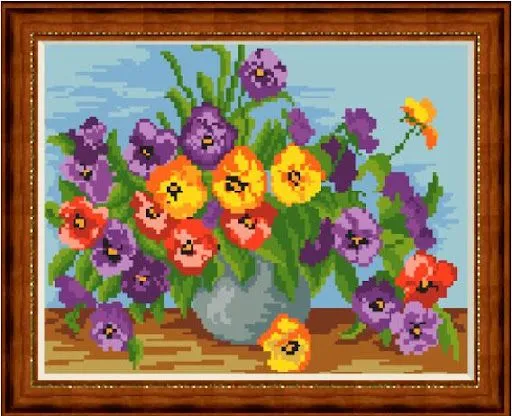 Cuadros a punto de cruz para imprimir - Imagui