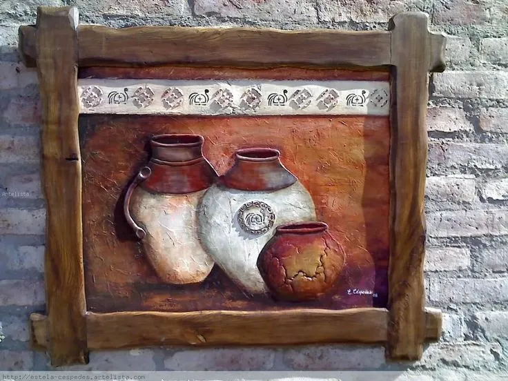 cuadros rusticos con relieve - Buscar con Google | Proyectos que ...