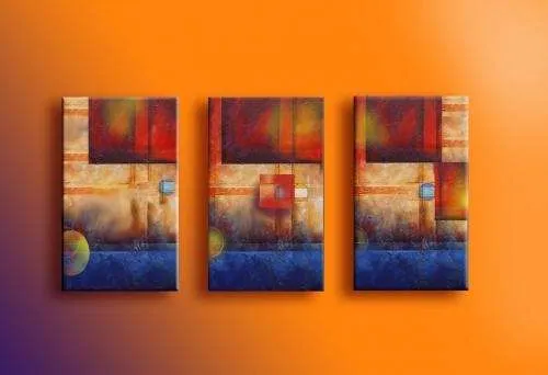 Cuadros tripticos modernos - Buenos Aires, Argentina - Obras de Arte Cuadros tripticos modernos - Buenos Aires, Argentina - Obras de Arte