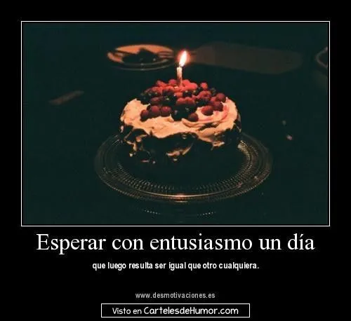 Imagenes triste cumpleaños - Imagui