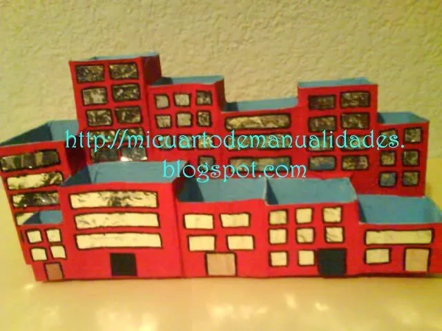Mi cuarto de manualidades * Esther *: Organizadores: Mini Edificios Mi cuarto de manualidades * Esther *: Organizadores: Mini Edificios