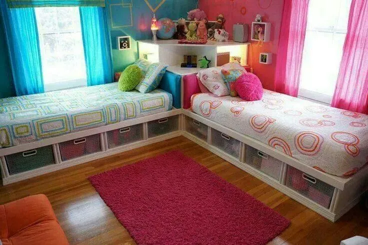 Cuarto para niñas | Cuartos bonitos. (<'-'>) | Pinterest