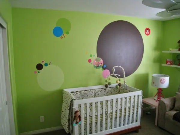 Cuartos de bebé en color verde - Dormitorios colores y estilos Cuartos de bebé en color verde - Dormitorios colores y estilos