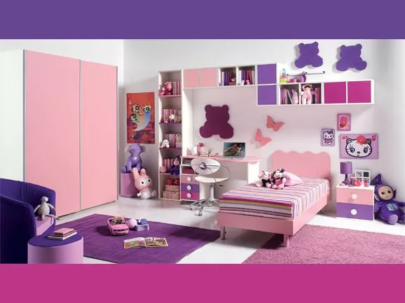 CUARTOS DE NIÑA EN ROSA Y LILA | DORMITORIOS CON ESTILO CUARTOS DE NIÑA EN ROSA Y LILA | DORMITORIOS CON ESTILO